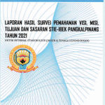 Laporan Tingkat Pemahaman VMTS Tahun 2021