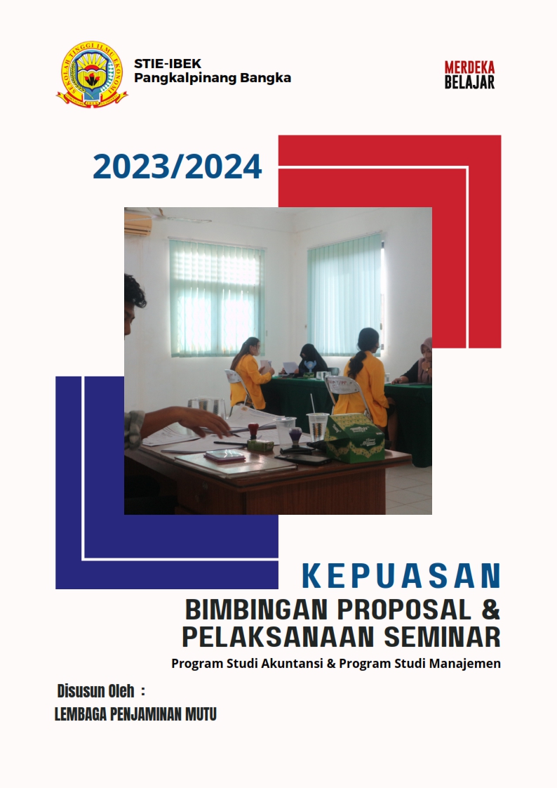 Laporan Kepuasan Bimbingan Proposal & Pelaksanaan Seminar Prodi Akuntansi dan Prodi Manajemen T.A. 2023-2024